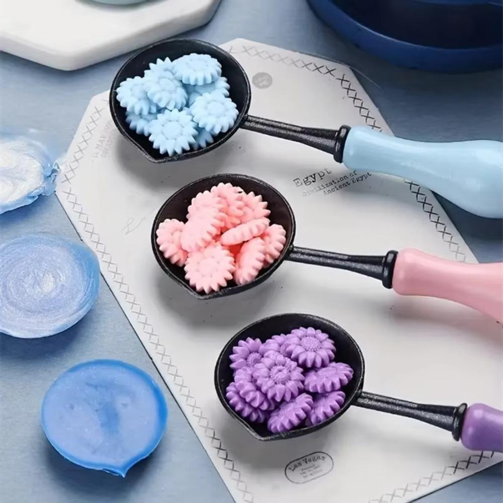 Non-Stick Melting Spoon Easy Clean Wax Seal Tool New Wax Sealing Spoon Wax Sealing