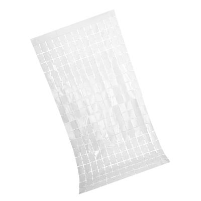 1x2m Quadratische Pailletten-Hintergrundwand Funkelnder Hintergrund Vorhang für Hochzeitsfeier