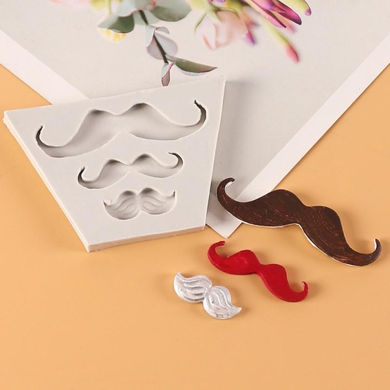 Fondant Chocolate Molds Bowtie Mustache Silicone Molds Fondant Cake Decorating Tool Candle Soap Molds Easily To Clean