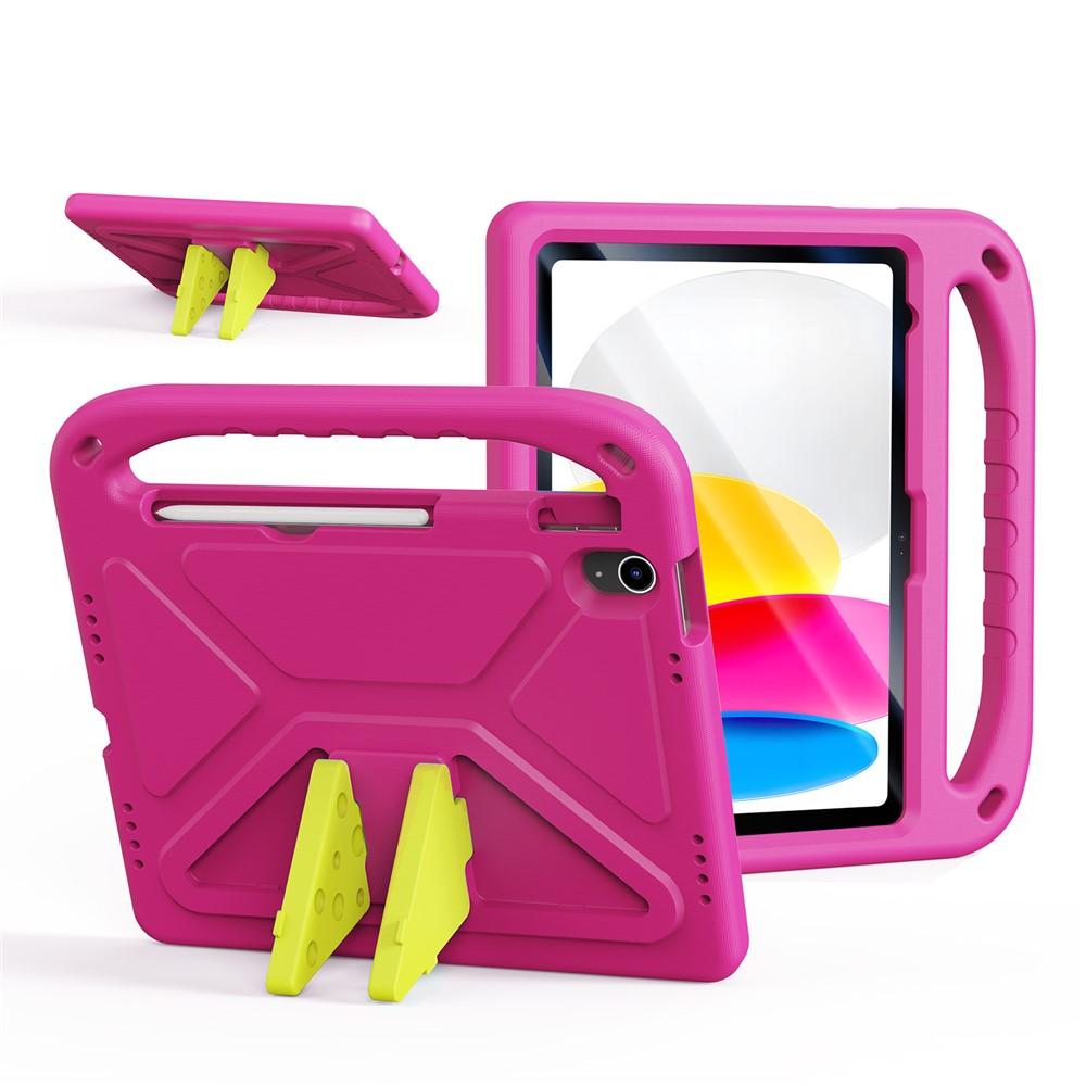 Case for iPad 10.9 (2022) - Pink, Shockproof, With Stand