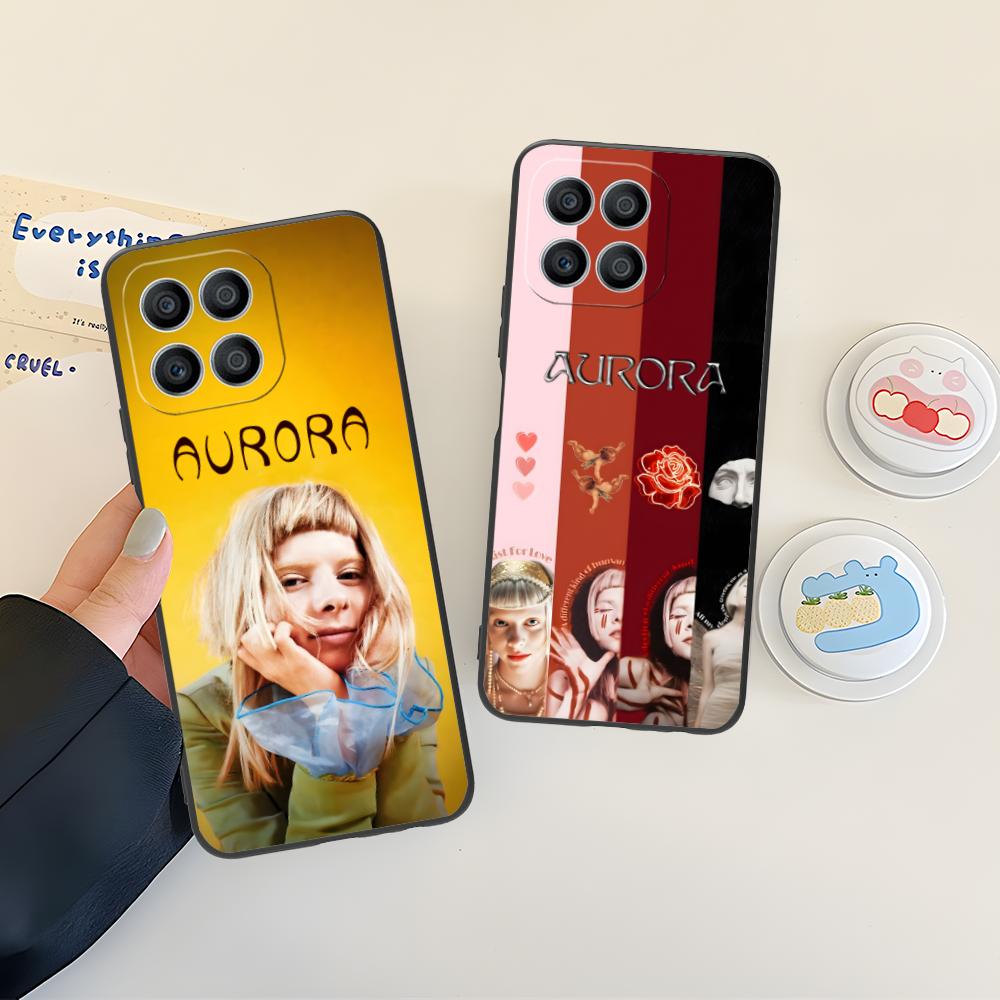 Aurora Aksnes Matte TPU Mobile Phone Case for Honor 90 80 70 60 50 30 20 10 9 8 7 Pro S SE Lite 5G Colorful Printing Cover