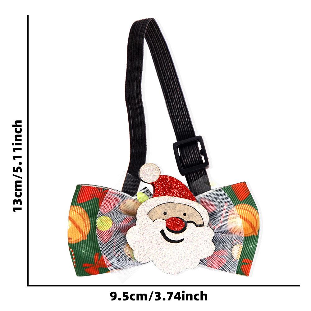 

Рождественские галстуки для домашних животных, регулируемые галстуки-бабочки для собак, аксессуары для ухода за собаками, ошейники для домашних животных, товары для собак 4