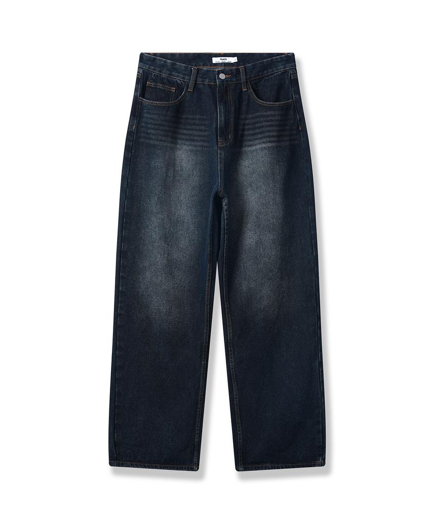 Descheuis Everyday Washed Relaxed Denim Pants Deep Blue (Type A)