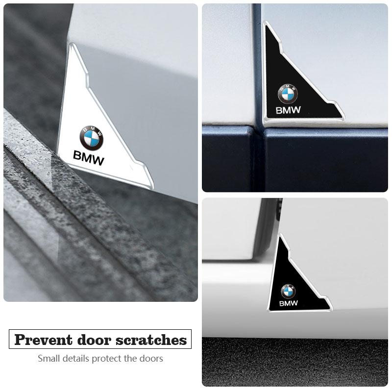 2026 Hot 4PCS Car Door Anti-collision Corner Protectors Stickers For BMW G30 G32 G01 G02 G05 G06 G07 G26 G23 G22 F40 F20 X3 X4 X5 X6 X7