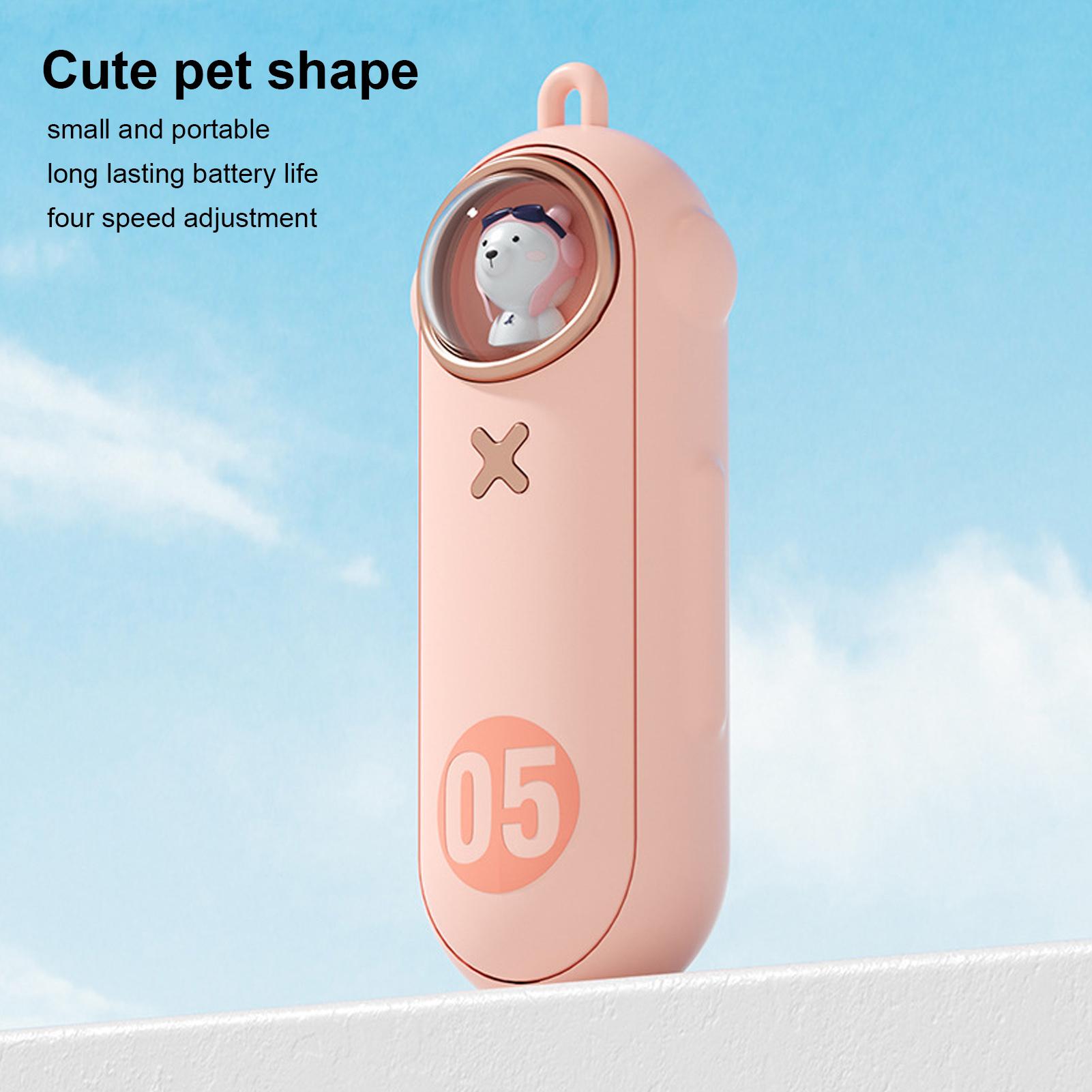 

5000 MAh Hand Warmer ABS 4 Gears with Charging Function Lanyard Space Capsule Shaped Power Bank for Winter