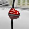 AIRSPEED Carbon Fiber Car Shark Fin Antenna Cover Radio Signal Sticker Accessories Fit Mini Cooper R55 R56 Accessories (Red)