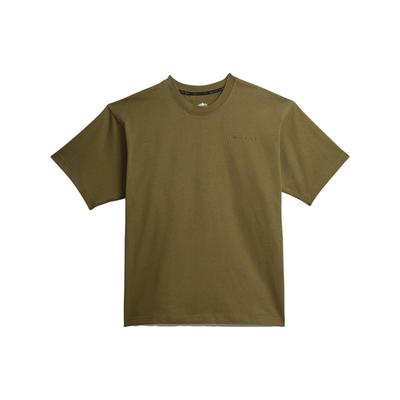 Pharrell Williams Basics Shirt Round Neck Pullover Solid Color Short Sleeve T-Shirt Unisex Tops Green HB8814