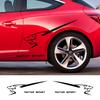 2pcs For Peugeot 107 108 2008 308 5008 206 207 RCZ MOTORSPORT Fender Sticker Car Styling Door Side Tuning Decal Auto Accessories