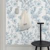 Simple Blue Floral Wallpaper For Bedroom Cute Wall Stickers Self-Adhesive Pvc Waterproof Removable Wallpaper Home Decoration