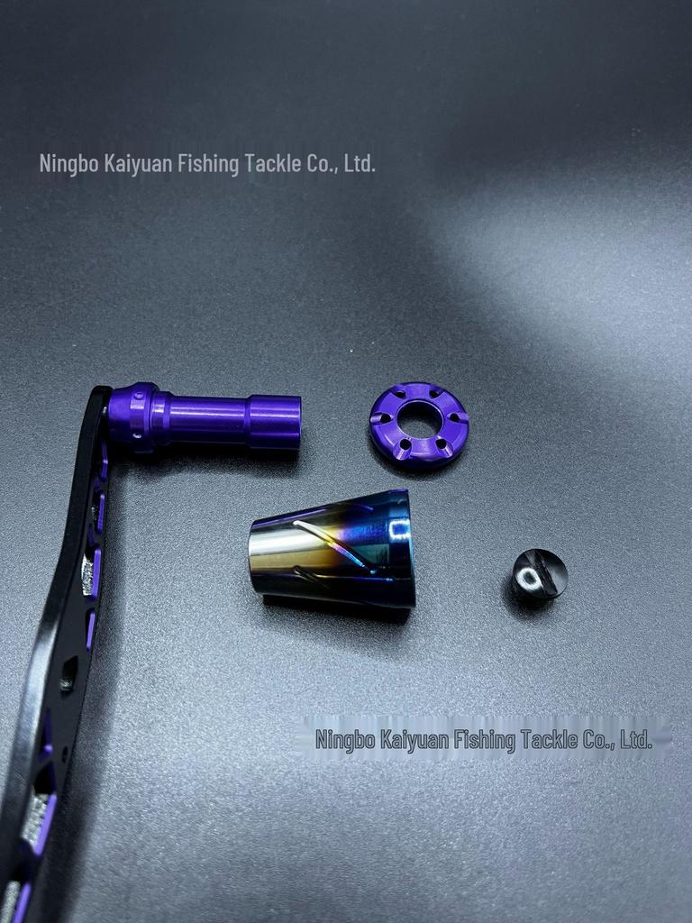 Dual-toned Aluminum Alloy Precision Water Drop Crank - Colorful Custom DIY Accessory with Smooth Operation and Color Plating