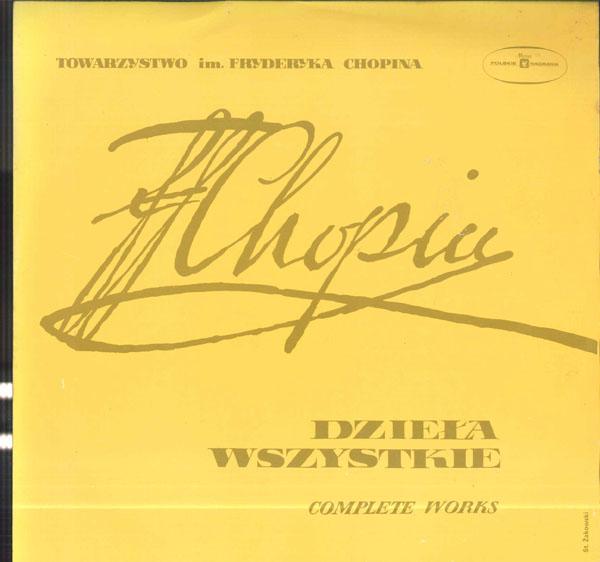 

LP Record HENRYK SZTOMPKA Fryderyk Chopin Dziela Wszystkie SX0092 MUZA Poland Classical Used