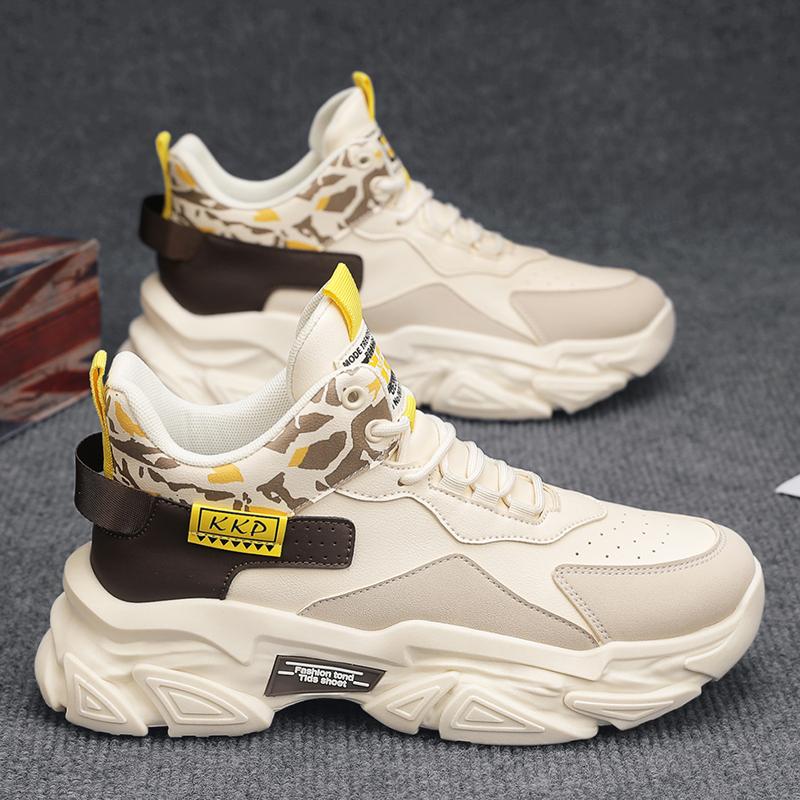 Mode CYYTL Sneaker Herren Lässig Outdoor Laufschuhe Plateau Tennis Mode Sport Wandern Designer Luxus Skateboard Leder Slipper