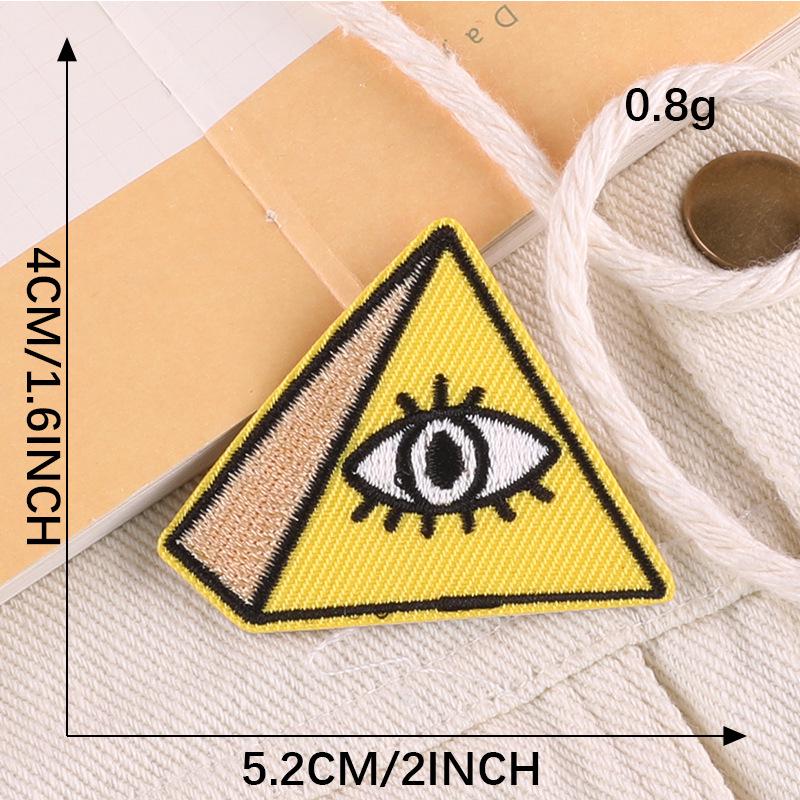 Original Embroidered Letter Badge Patch for Clothing Accessories