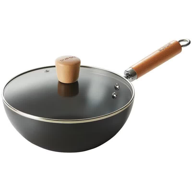 Supor 24cm Rust-Proof Non-Coated Iron Pot