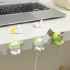 2pcs Cute Desktop Data Cable Clip, Phone Cables, Silicone Tie Fixer, Wire Management Organizer, Wire Winder