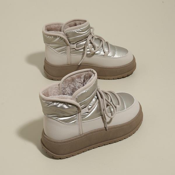 

Fashion Women s Sneakers Summer 2025 Shoes On Platform New Thick Sole Snow Boots Winter Women s Sneakers With Platform Summer Shoes Thic 35