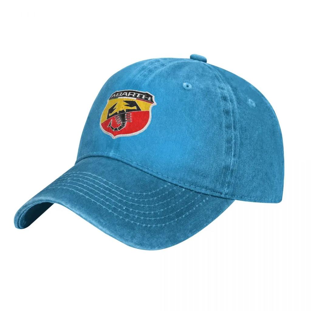 Casquette de Baseball Abarth Scorpion en Jean Logo de Voiture Unisexe-Adolescents Personnalisée Hip Hop Chapeaux Streetwear Université Dropshipping Casquettes de Baseball