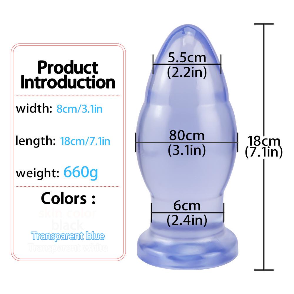 Extra-Large Anal Dilator: 9-Model Collection for Gay Fisting, Thickened PVC