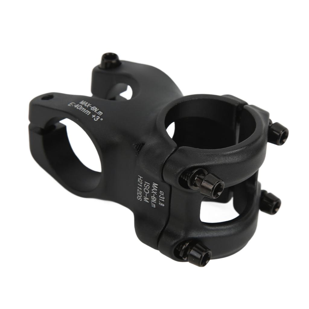 Wspornik Rowerowy Rower Górski Wydrążony Antypoślizgowy Odporny na Zużycie Stop Aluminium Czarny Wspornik DIY Rower