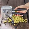 Heavy Duty Manual Metal Can Opener, Ergonomic Extra Long Handle With Oversized Easy-Grip Knob For Large Food Cans Household Kitchen Gadget