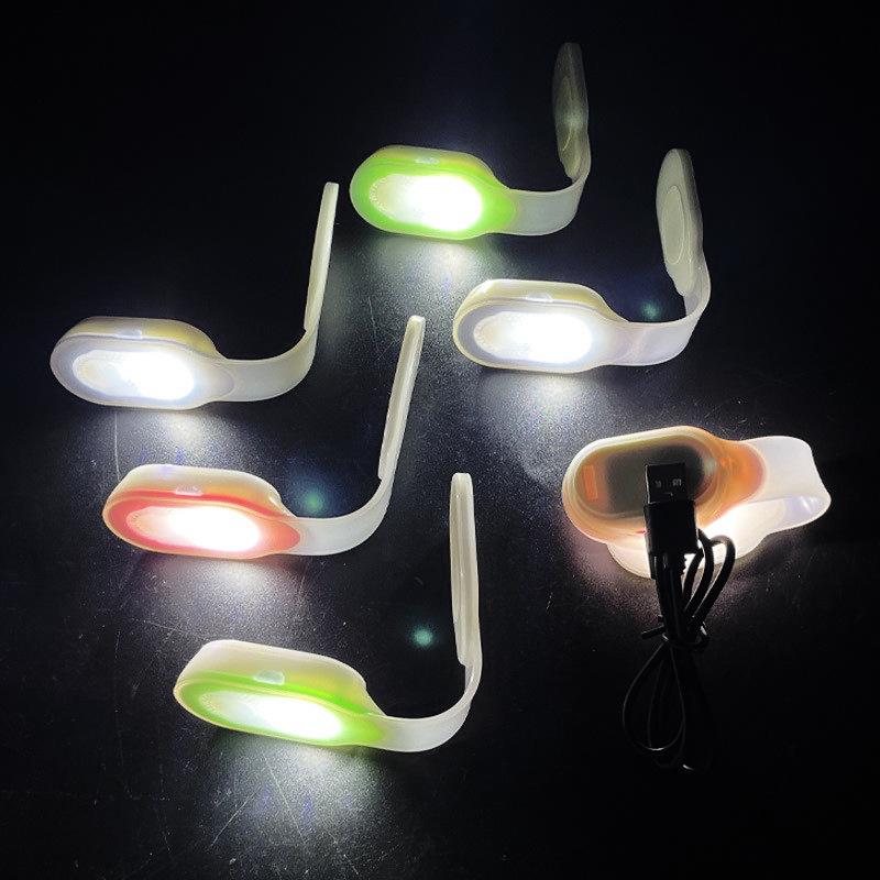 USB Rechargeable Magnetic LED Clip Light for Kids - Night Running & Cycling Safety Signal