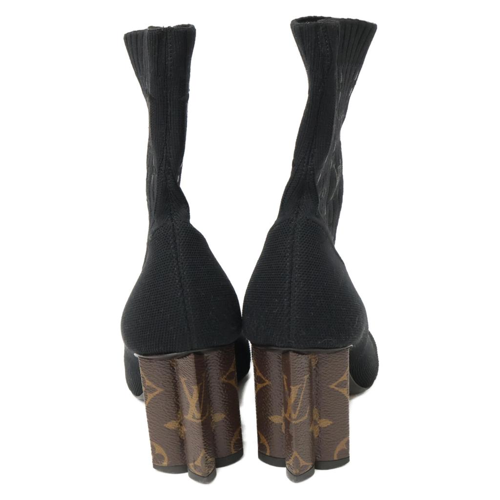 Louis Vuitton Silhouette Ankle Boots Shoes 35 1/2 blackUsed