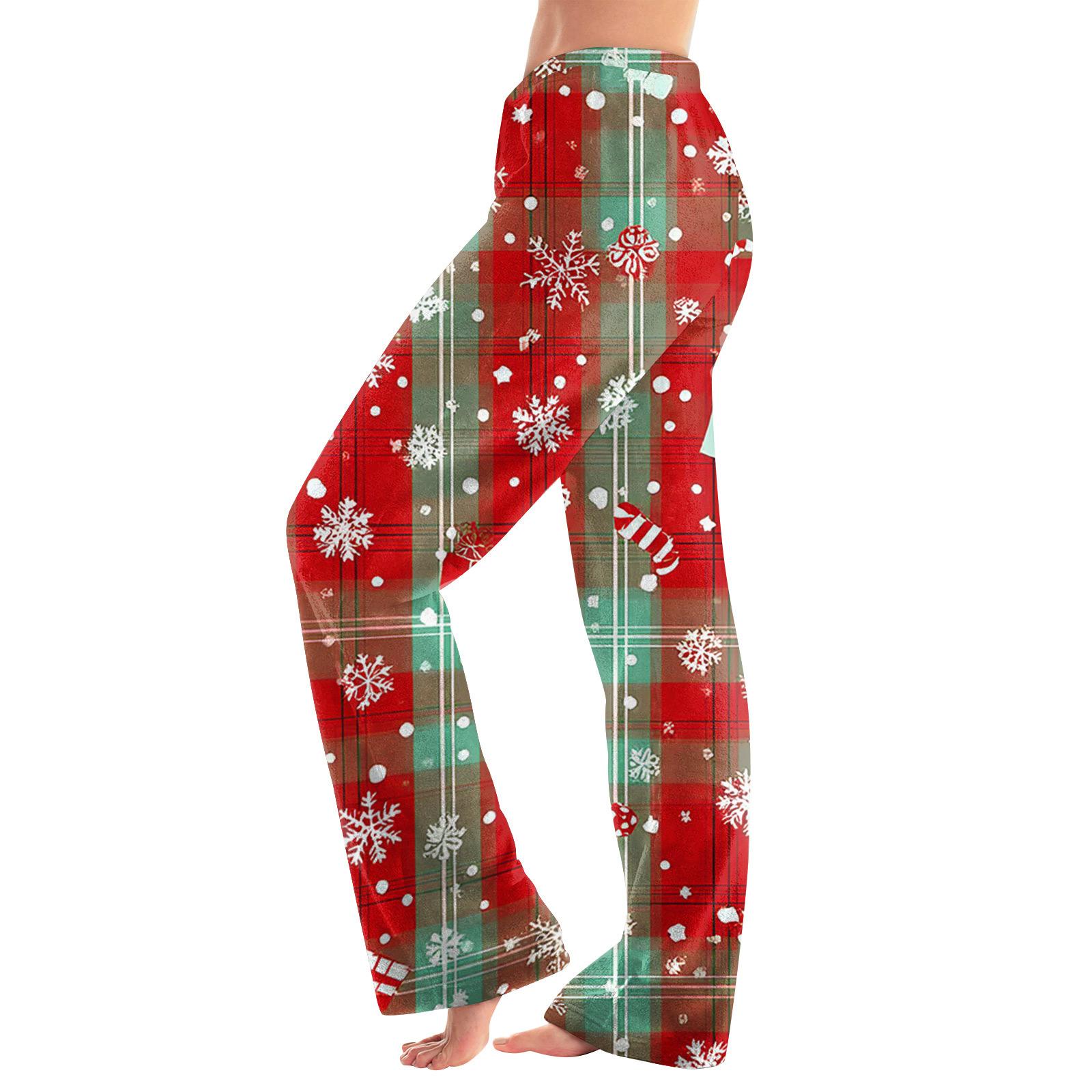 

Женские зимние клетчатые брюки, длинные брюки, спортивные брюки XL