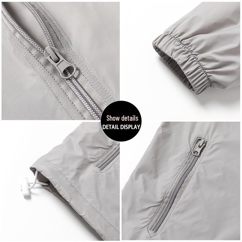 Pánská letní prodyšná bunda z ledového hedvábí s ochranou proti slunci - Pro rybaření a venkovní použití