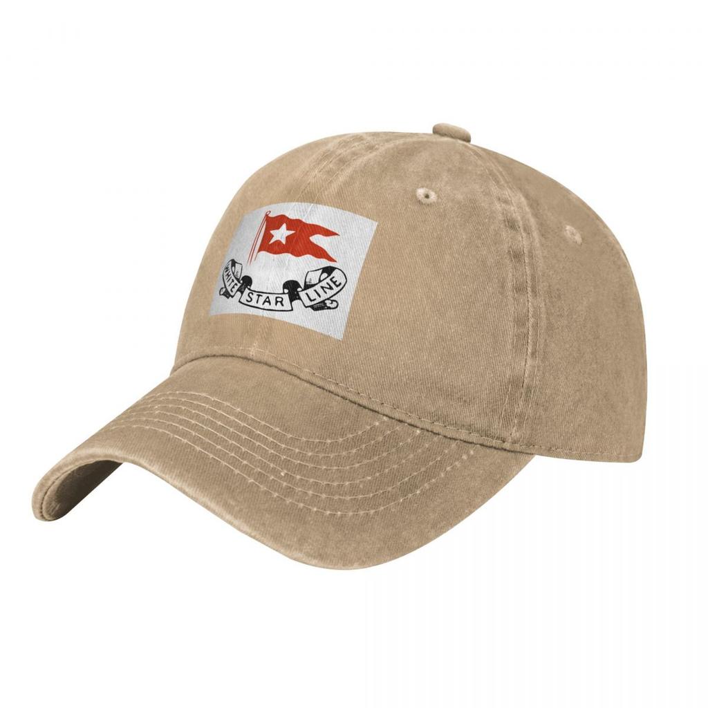 White Star Line Logo Fashion Baseball Cap Peaked Cap Mens Hat Womens Cap Mens Panama Hat