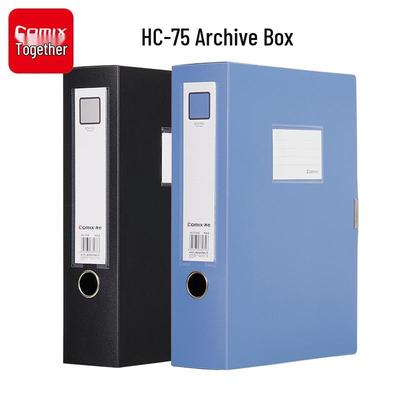 Qixin A4 PP Vertical Thickened Document Storage Box HC-35/55/75