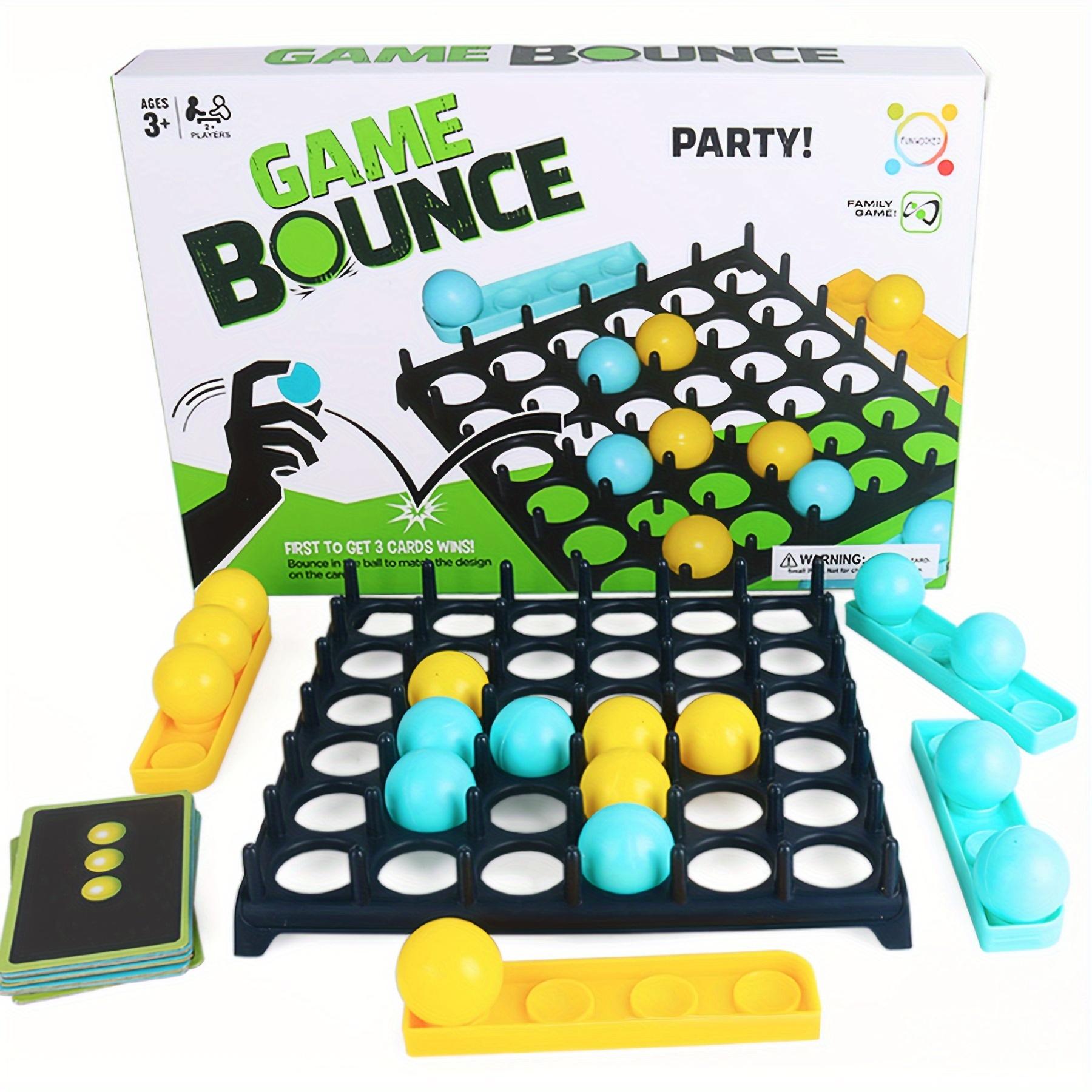 

1 коробка Bounce Ball Party Game, настольные прыгающие мячи-игрушки, настольная игра для семейного праздника, детские головоломки