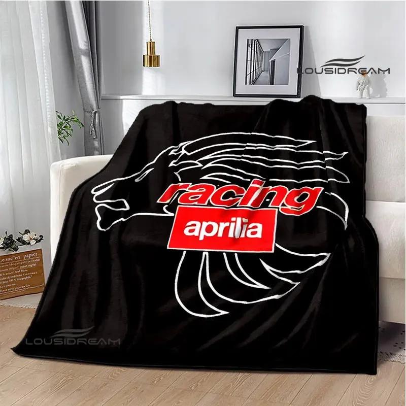 

Aprilia Motorcycle Logo Printed Blankets Fashion Warm Blanket Soft And Comfortable Blanket Home Travel Blankets Birthday Gift 75x90cm