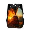 Train Shoulder Protection Backpack Fashionable New Lightweight Printed Best Companion for Boys and Girls