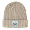 Winter Fall Knit Beanie Men Women - Warm Embroidered Stretch Casual Hat