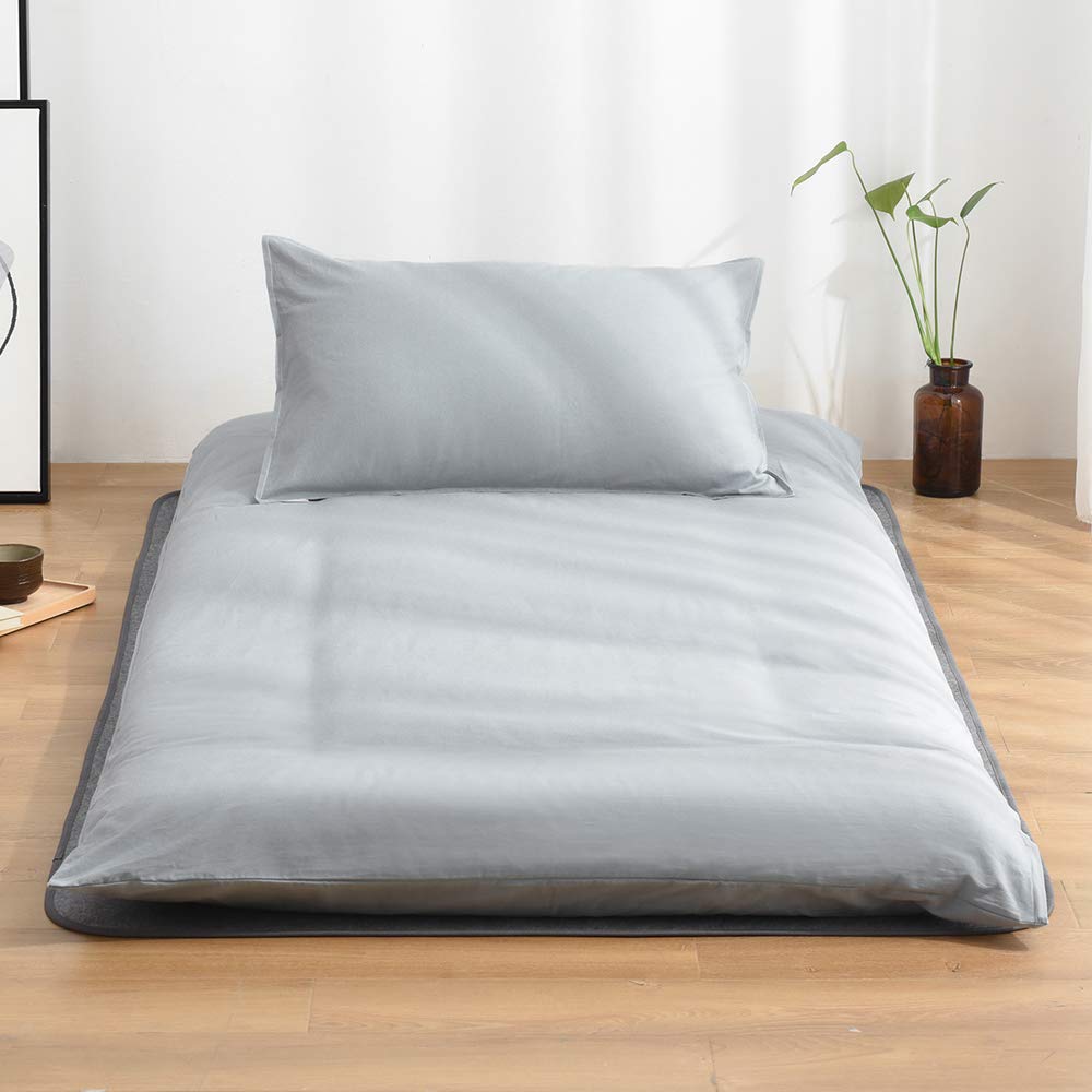 

Kumori Semi-Double Futon Cover, 100% Cotton, Washable, Compatible with Futons and Mattresses, Machine Washable, Japanese-Style, Gentle on the Skin, Fu