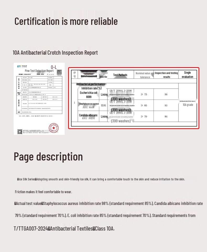 Ukeshu Men's Ice Silk Antibacterial Boxer Briefs