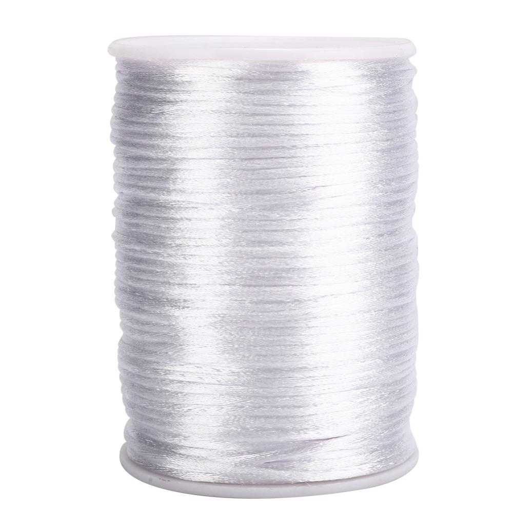 1pcs 2.5 mm Diameter Nylon Satin Cord 109 Yards Length Beading String Macrame Bracelets