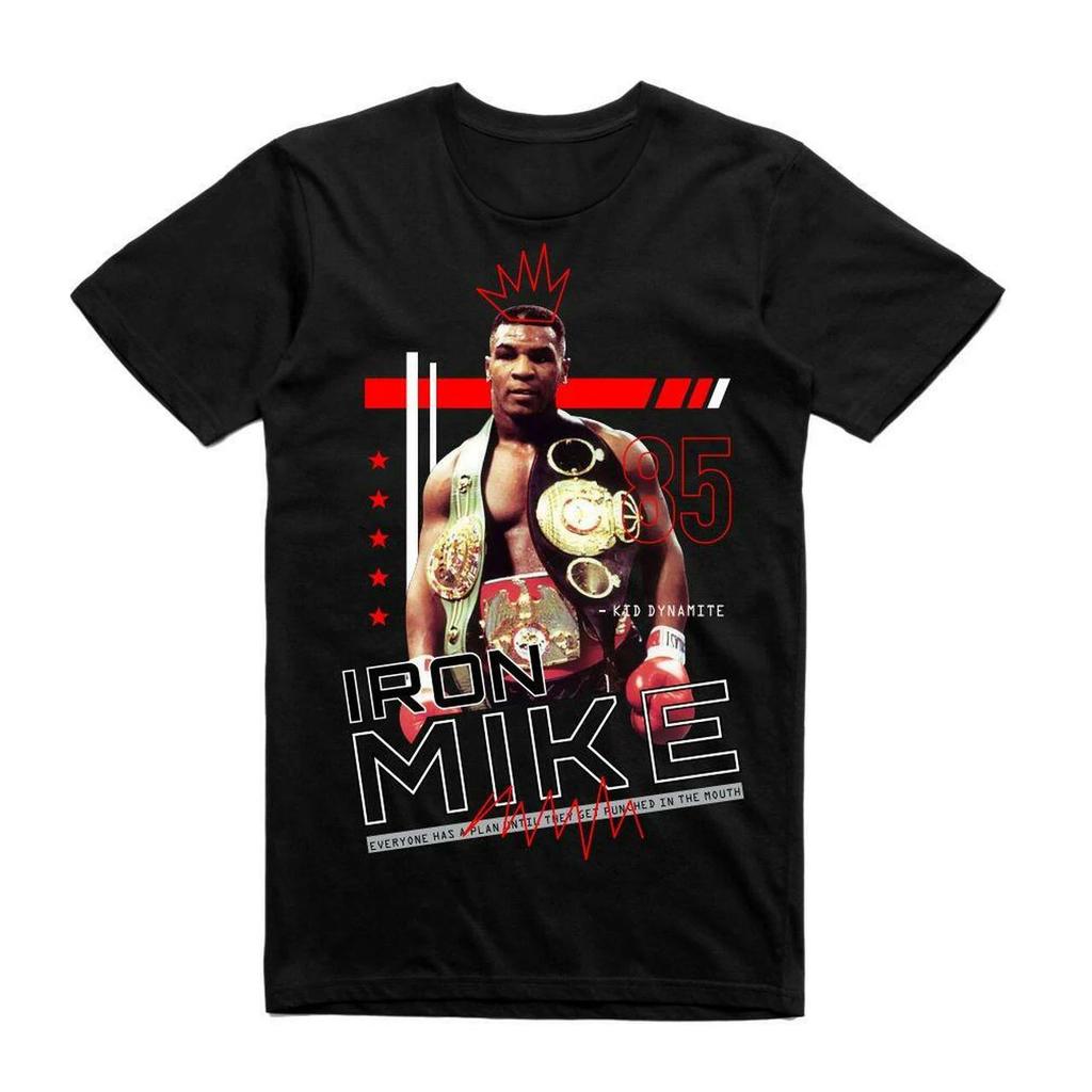 Iron Mike Tyson T-Shirt Sommer Baumwolle Kurzarm Rundhals Unisex T-Shirt Neu S3XL