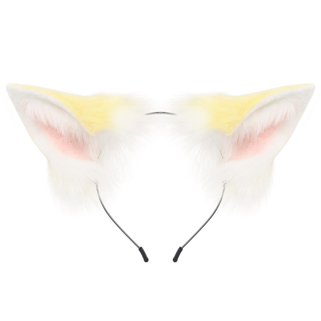 Faux Animal Ears Headband Costume Accessory for Cosplay and Party Wear