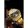 BINBOND High End Brand Men's Watch Original Stainless Steel Luminous Waterproof Watch Luxury Business Date Quartz Men Watches