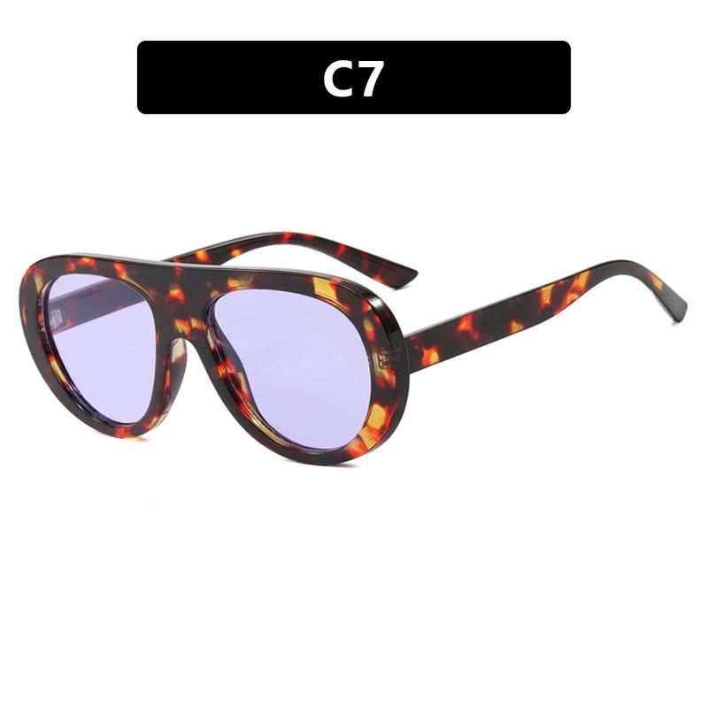 Small Frame Single Beam Toad Sunglasses Retro Sunglasses Sunglasses Ladies