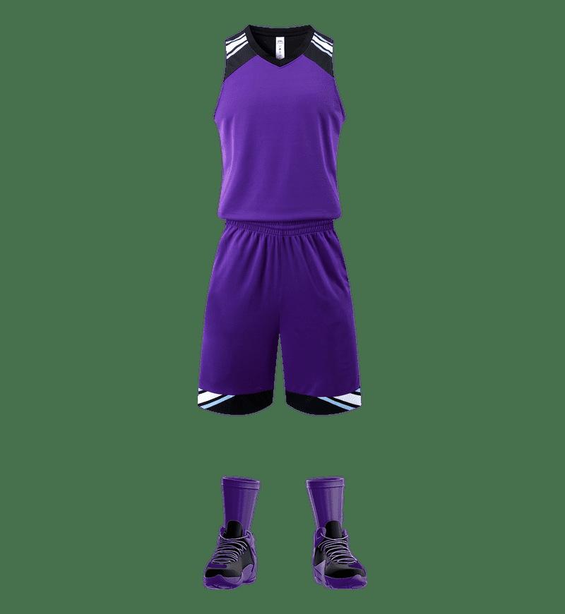 

Мужской баскетбольный комплект в американском стиле - Летняя командная и тренировочная майка для студентов 5XL фиолетовый