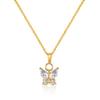 18K Gold Plated Stainless Steel Zircon Jewelry Set for Women Waterproof Cubic Zirconia Necklace Fashion Jewelry