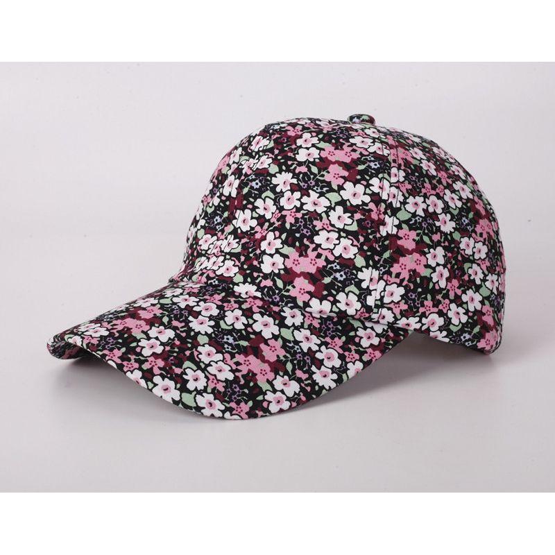 

Солнцезащитная бейсболка с розовым цветочным принтом для женщин, повседневная Sp AUBURN