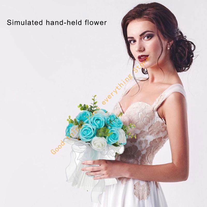 Wedding Bouquets Bridal Bouquets Wedding Party Flower Decorations for Ceremony, Anniversary, Valentines, Photography 55KF