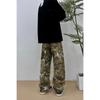 Men's Retro Snake Pattern Camouflage Casual Canvas Pants