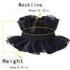 Elastic Ruffle Lace Collar For Women Daily Outfit Renaissances Chokers Neck Shawl Detachable Collar for Halloween Party