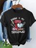 Funny Baking Is My Superpower Cute Casual Y2k Fashion Tshirt Print Short Sleeve T Shirt Top Tee Summer Ladies Girls Shirt