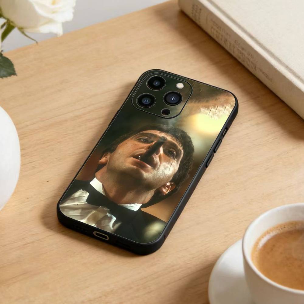1983 Film S-Scarface  Phone Case For iPhone 17 16 15 14 13 12 Max Plus Silicone Black Cover