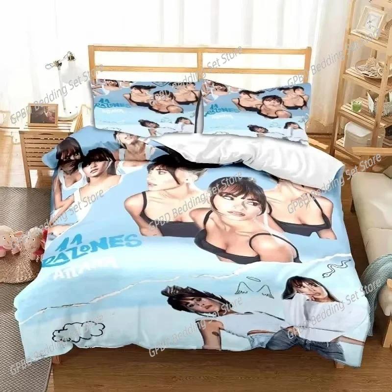 Spanish Singer Aitana Ocana Bedding Set Duvet Cover Bed Set Quilt Cover Pillowcase Comforter King Queen Size Boys Adult